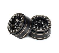 Compatibile Con AX24 Per FCX24 K5 Per Blazer Enduro24 Per TRX4M Parti Di Automobili RC Per SCX24 Pesi In Ottone Cerchioni Beadlock Da 1,0 Pollici Offset Negativo RC Parti Auto