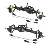 Compatibile Con Axial Per Capra 1 9 1/10 RC Crawler Per Parti Del Telaio Set Di Assi Per Portale Anteriore In Alluminio Pesante Tirapugni 50 4WS RC Parti Auto