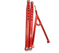 Compatibile Con AXIAL Per SCX10 1/10 RC CAR Crawler 3 Pezzi Barra Di Supporto Trigon In Metallo 130mm Collegamento Sospensione Asta Di Collegamento Posteriore Inferiore Rc Biella per auto