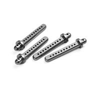 Compatibile Con Axial Per SCX10 1/10 RC Crawler Auto Parti Di Aggiornamento Accessori Ricambio 4 Pezzi Corpo In Lega Metallica Post Monti RC Parti Auto(Gray)