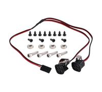 Compatibile Con Axial Per SCX10 90046 Per TRX4 Per TRX6 Per Redcat Gen8 1/10 RC Auto Parti Di Aggiornamento Luci Anteriori Riflettore 2LED RC Parti Auto