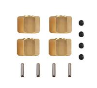 Compatibile Con Axial Per SCX10 90046 RR10 Per RGT 86100 Per MST Per UTB18 1/10 RC Crawler 8 9 10mm Metallo Ottone Ruota Più Pesante Mozzo Esagonale RC Riparazioni Modelli