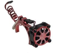 Compatibile Con Axial Per SCX10 Per Traxxas Per TRX4 1/8 1/10 RC Auto 540 550 3650 3660 Ventola Di Raffreddamento Del Dissipatore Di Calore Del Motore Con Sensore Termico Accessori Aggiornamento RC