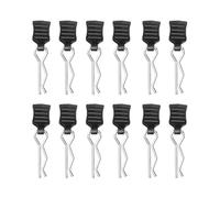 Compatibile Con Axial Per SCX10 Per TRX-4 Per MJX Per Hyper Go 1/10 1/14 Parti Di Automobili RCMetallo R-Per Tipo Car Shell Corpo Clip Fisse Pin Con Linguetta Accessori Aggiornamento RC
