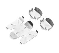 Compatibile Con Axial Per SCX10 PRO 1/10 RC Crawler Car Upgrade Parts 1 SET Piastra Paramotore In Acciaio Inossidabile Per Protezione Dell'asse Del Telaio Accessori RC
