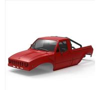 Compatibile Con Axial Per SCX24 C10 Per Bronco Per Wrangler Base Camp 1/24 RC Auto Parti Upgrade Carrozzeria Rigida 133 Mm 5,20 Pollici Con Portacarico Posteriore RC Parti Auto(Red)