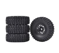 Compatibile Con Axial Per SCX24 C10 Per FMS Per FCX24 Per TRX4M 1/24 1/18 RC Crawler Truck Parts 4 Pezzi Da 1,0 Pollici Pneumatici Ruote Pneumatici In Gomma Pneumatici RC