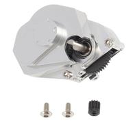 Compatibile Con Axial Per SCX24 Per Deadbolt 90081 C10 Per Wrangler 1/24 Parti Upgrade Auto RC Assieme Scatola Ingranaggi Scatola Trasmissione RC Parti Auto(Silver)