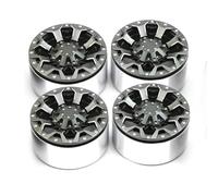 Compatibile Con Axial SCX10 Per Wraith RR10 Per Capra 4 4 Pezzi 135mm 2.6 "metallo Beadlock Wheel Rim Set Di Pneumatici In Gomma Per 1/8 1/10 RC Crawler RC Corsa pneumatici(ColorC)