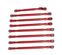 Compatibile Con Axial SCX6 Per JLU 1/6 RC Crawler Auto Parti Aggiornamento 8 Pezzi Collegamenti Metallici Barra Sospensione Set Di Collegamenti Con Estremità Asta Metallo Rc Biella per auto