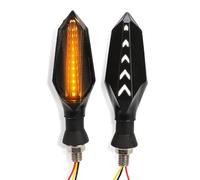 Compatibile con Bajaj per Pulsar per 200 NS Tutti Gli Anni Luci di Segnalazione per Moto Luci Modificate Luci di Direzione Impermeabili Luci Decorative Luminose Indicatori motocicli(White)