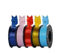 Compatibile Con Bambu Lab, Filamento 3D Multimateriale Da 1,75 Mm, PLA PETG SILK TPU Confezione Da 5/10(PETG 5kg Mix Color C)