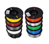 Compatibile Con Bambu Lab, Filamento 3D Multimateriale Da 1,75 Mm, PLA PETG SILK TPU Confezione Da 5/10(PETG 10kg Mix Color)