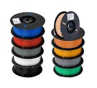 Compatibile Con Bambu Lab, Filamento 3D Multimateriale Da 1,75 Mm, PLA PETG SILK TPU Confezione Da 5/10(PLA 10kg Mix Color)