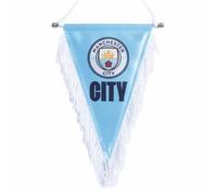 Compatibile con bandiera del Manchester City F.C, striscione decorativo per la casa a forma di triangolo, da appendere alla parete della squadra di calcio celeste