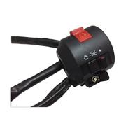 Compatibile con barra da 22 mm sinistra destra moto clacson indicatore di direzione faro elettrico moto start interruttore controller manubrio(Right)