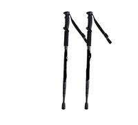 Compatibile con bastoncini da trekking NCS-10, passeggio ultraleggeri regolabili antiscivolo, bastoni, montagna telescopici(2PCS Black)