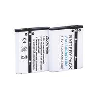 Compatibile con batteria e caricabatterie Olympus LI-50B, for fotocamera U1010 U1020 U1030 e D-LI92(2x battery)