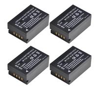 Compatibile con batteria Fujifilm NP-T125 e kit caricabatterie doppio, 2 pezzi da 1280 mAh for fotocamera GFX 50S 50R 100 GFX1(4Pcs)