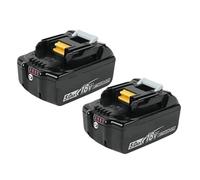 Compatibile con batteria Makita da 18 V con caricabatterie agli ioni di litio ricaricabile for BL1850 BL1880 BL1860B LXT400 utensile elettrico Makita batteria da 18 V(2PCS Makita 5.0AH)