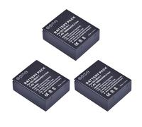 Compatibile con batteria Olympus BLH-1 e caricabatterie USB doppio, 1800 mAh for fotocamera E-M1 Mark II(3 battery)