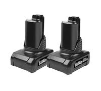 Compatibile con batteria ricaricabile agli ioni di litio Bosch da 18 V e 6000 mAh e caricabatterie da 12 V/10,8 V - BAT609, BAT618, BAT411, BAT411A(Light Grey)