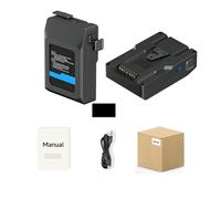 Compatibile con batteria V Mount con PD 20W compatibile con videocamera Sony, luce video broadcast e fotocamera(BP-95 6600mAh)