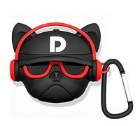 Compatibile con Beats Studio Buds Case, Blueshaweu 3D Cartoons Custodia protettiva in silicone compatibile con Beats Studio Buds (Hip-hop Dog)
