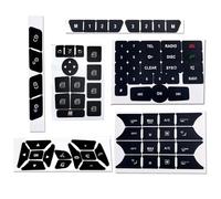 Compatibile con Benz CE SLK Classe AC Porta Radio Pulsante Finestrino Sterzo Riparazione Adesivi Set Accessori Auto Adesivi Riparazione Pulsanti Auto Accessorio Auto Pulsante Adesivi