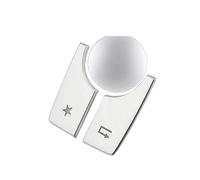 Compatibile con Benz per A B Classe per CLA GLA W176 W246 C117 W117 X156 Car Multimedia Tasto Funzione Multimediale Cover Sticker 3 Pz/Set(2)