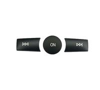 Compatibile con Benz per ABC ML Classe CLS per W204 GLK X204 Classe E W212 3 pezzi/set Nero Auto Volume ON Pulsanti Cover Adesivi Trim Pulsante Adesivi