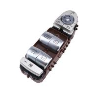 Compatibile con Benz per C63 per C300 2015-2020 per C43 2017-2020 Interruttore della Finestra della Porta Anteriore Interruttore della Finestra Elettrico 2229056800 alzacristalli Pulsante(Brown)