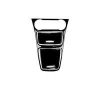 Compatibile Con Benz Per CLA 2014 2015 2016 2017 2018 Console Centrale Auto Copertura Leva Cambio Rifinitura Decorativa Adesivo Decorazione Interna Interior del coche(Black1)