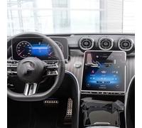 Compatibile Con Benz Per Per Immobiliare Per C220d Per C200 2022 Pellicola Schermo Navigazione GPS Protezione Schermo HD Trasparente Navigation Proteggi Schermo(Gps and instrument)