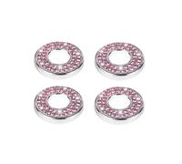 Compatibile Con Benz Per Classe E Classe C GLS GLA CLA GLE Lift Bolt Sparkle Pull Rod Bling Car Door Lock Pin Ring Cover Crystal Decroation perno portiera dell'auto