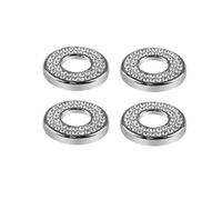 Compatibile Con Benz Per Classe E Classe C GLS GLA CLA GLE Lift Bolt Sparkle Pull Rod Bling Car Door Lock Pin Ring Cover Crystal Decroation perno portiera dell'auto