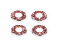 Compatibile Con Benz Per Classe E Classe C GLS GLA CLA GLE Lift Bolt Sparkle Pull Rod Bling Car Door Lock Pin Ring Cover Crystal Decroation perno portiera dell'auto