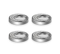 Compatibile Con Benz Per Classe E Classe C GLS GLA CLA GLE Lift Bolt Sparkle Pull Rod Bling Car Door Lock Pin Ring Cover Crystal Decroation perno portiera dell'auto