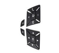 Compatibile con Benz per GLA X156 GLA180 GLA200 GLA250 GLA45 2013 2014 2015 2016 Adesivi per La Copertura del Pulsante del Volante Dell'auto Accessori Auto Pulsante Adesivi