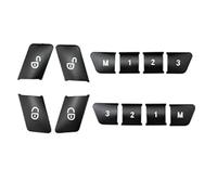 Compatibile con Benz per GLS Class 2015 Adesivi per Pulsanti di Blocco della Memoria della Portiera Dell'auto Riparazione della Copertura Accessori Interni Sostituzione Adesivi Pulsanti Interni