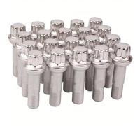 Compatibile Con Benz Per S Class W221 2005 2006 2007 2008 2009 2010 2011 2012 2013 Set Da 20 Dadi Conici Per Cerchi In Lega OEM: 0009905407