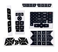 Compatibile Con Benz Per W204 S204 C204 R172 W218 W212 Adesivo Riparazione Pulsante Auto Adesivi Opachi Decorazione Interna Auto Interior del coche(Size1)