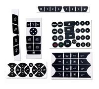 Compatibile Con Benz Per W204 S204 C204 R172 W218 W212 Adesivo Riparazione Pulsante Auto Adesivi Opachi Decorazione Interna Auto Interior del coche(Size2)