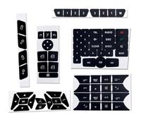 Compatibile Con Benz Per W204 S204 C204 R172 W218 W212 C207 A207 R231 W176 W246 X204 1 Set Adesivi Riparazione Pomelli Auto, Adesivi Pulsanti Controllo Anteriori Interni. Adesivo Decorativi