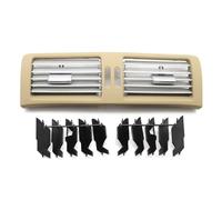 Compatibile Con Benz W251 2009-2018 R300 R320 R350 R400 R500 Griglia Di Uscita Aria Condizionata Cromata Anteriore E Posteriore uscita dell'aria condizionata(Beige Middle)