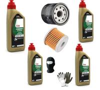 COMPATIBILE CON BETA MOTOR ALP 200 4T KIT TAGLIANDO MOTO 4 LITRI DI OLIO C-(ASTROL) 10W40 4T POWER 1 RACING SINTETICO+FILTRO OLIO MANUTENZIONE CAMBIO OLIO MOTORE