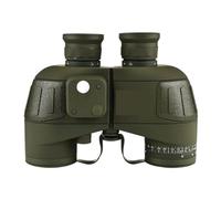 Compatibile con binocolo militare 10X50 bussola impermeabile da campeggio esterna caccia telescopio for visione notturna a basso livello di luce(Compass Green)