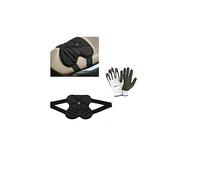 COMPATIBILE CON BMW C 600 SPORT COPRISELLA CUSCINO PER SCOOTER ANTISUDORE TUCANO URBANO 326-N1 IN RETE AERO 3D NERO COOL FRESH 29X33CM SPESSORE 2CM FRESCO IN SEDUTA