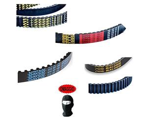 COMPATIBILE CON BMW C 650GT/600SPORT MITSUBOSHI 0032777001 CINGHIA DI TRASMISSIONE, FRIZIONE, VARIATORE MOTORE MOTO SCOOTER CINGHIE TRAPEZOIDALI DENTATA RESISTENZA AL CALORE ABRASIONE