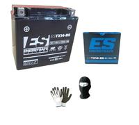 COMPATIBILE CON BMW C Sport 650 anno 2016 al 2019 BATTERIA YTX14-BS ENERGYSAFE ESTX14-BS GIA' PRONTA CARICA SIGILLATA BATTERIE ATTIVE 12 AH AMPERE 12 VOLT 150X87X145CM